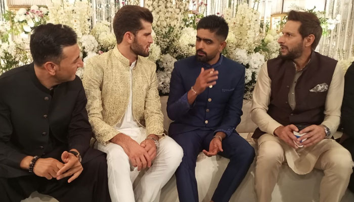 شاہین شاہ آفریدی دلہن لینے بارات لے کر پہنچ گئے