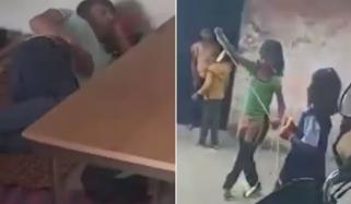 بھارت: کلاس روم میں ٹیچر کے سونے کی ویڈیو وائرل