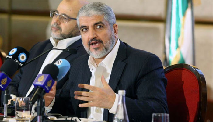 حماس رہنما خالد مشعل، فائل فوٹو۔