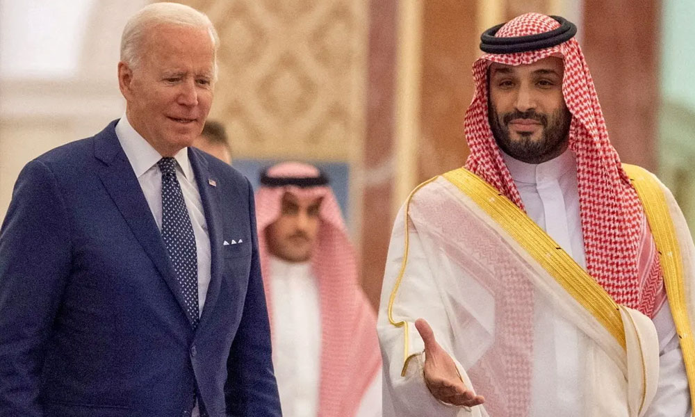 محمد بن سلمان کا امریکی صدر بائیڈن سے ٹیلیفونک رابطہ