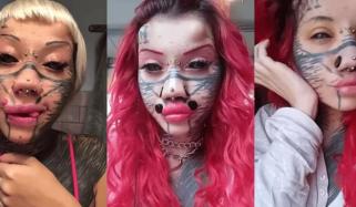 22 سالہ لڑکی نے چہرے کے نقوش بلی کی طرح کروا لیے