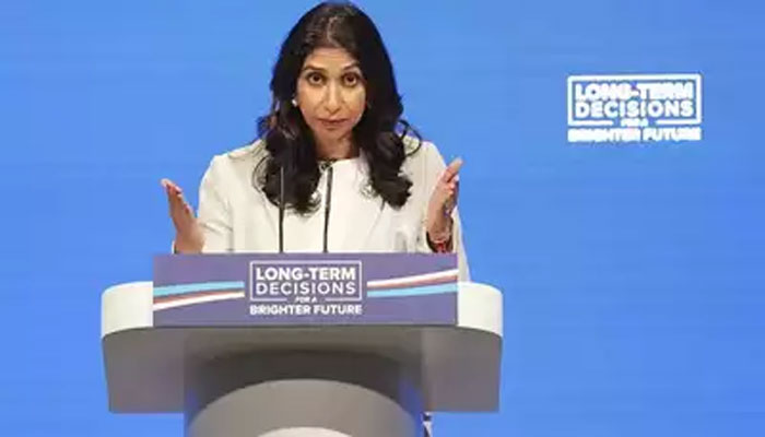 برطانوی وزیر داخلہ سویلا بریور مین.
