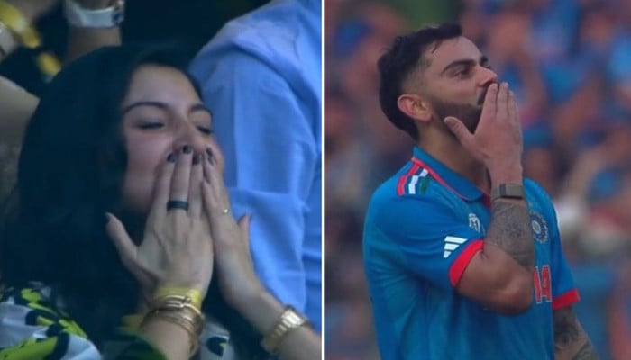 ویرات کی ریکارڈ بریکنگ سنچری، اہلیہ انوشکا شرما جذباتی ہوگئی