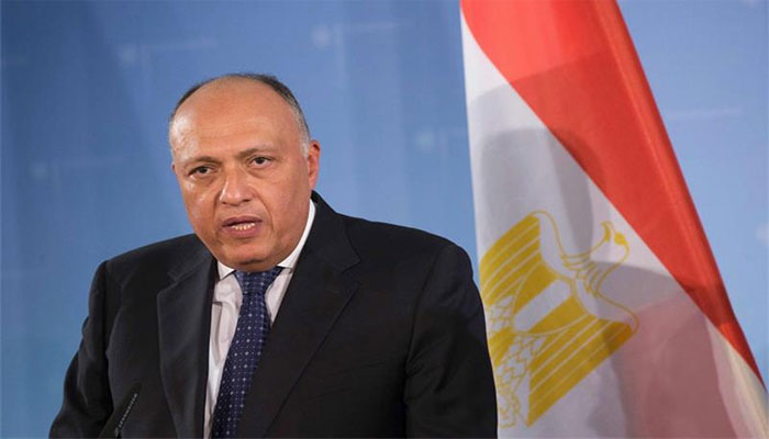 مصری وزیر خارجہ سامع شکری (فائل فوٹو)۔