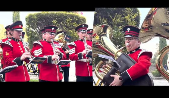 پاکستانی معروف گانے ’پسوڑی‘  کا رنگ برٹش آرمی بینڈ پر چڑھ گیا