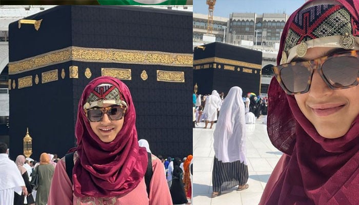حرا خان نے والدہ کے ہمراہ عمرے کی سعادت حاصل کر لی