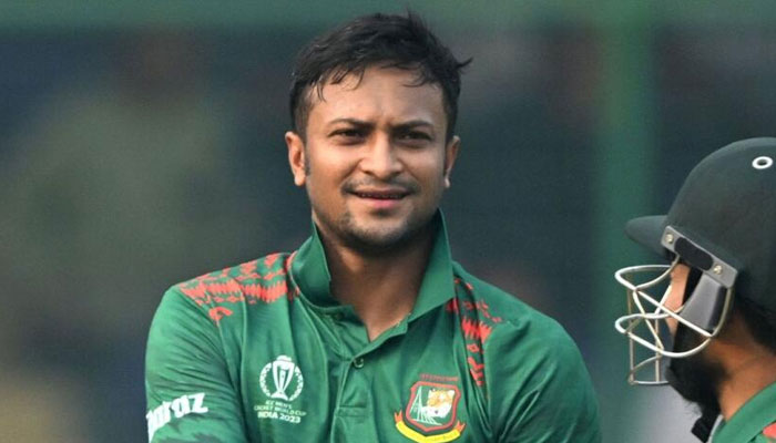 بنگلا دیش کرکٹ ٹیم کے کپتان شکیب الحسن----فائل فوٹو