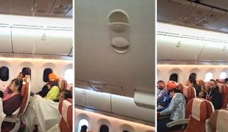 ایئر انڈیا کی پرواز میں برسات