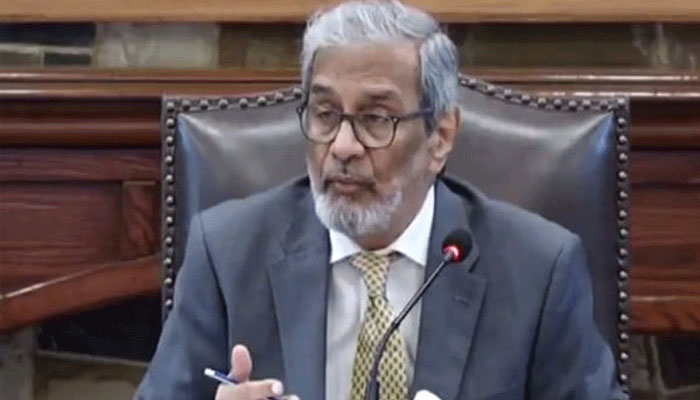 نگراں وزیراعلیٰ سندھ مقبول باقر---فائل فوٹو