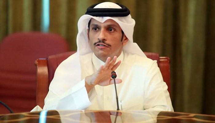 قطری وزیر خارجہ شیخ محمد بن عبدالرحمٰن----فائل فوٹو