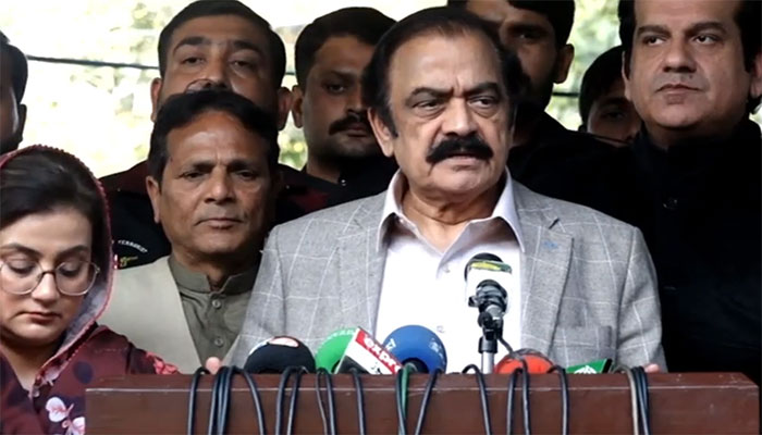 رانا ثناء اللّٰہ نے کہا کہ 9 مئی کے مجرم ملک اور قوم کے مجرم ہیں: فوٹو فائل