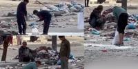 فلسطینی بچوں کی زمین سے آٹا جمع کرتے دل دہلا دینے والی ویڈیو وائرل 
