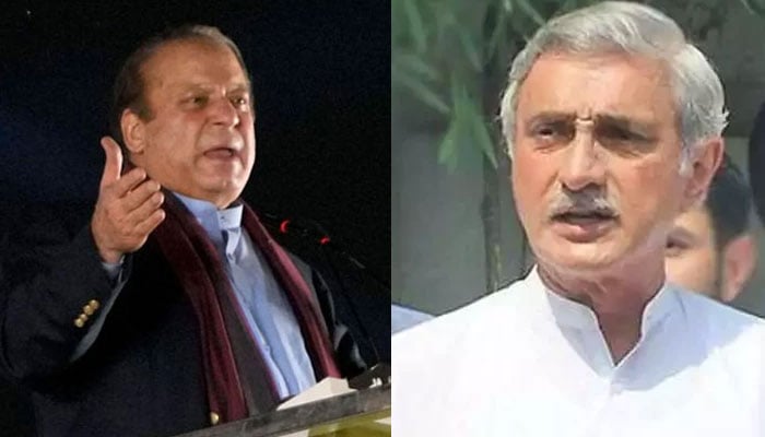 جہانگیر ترین، نواز شریف: فوٹو فائل