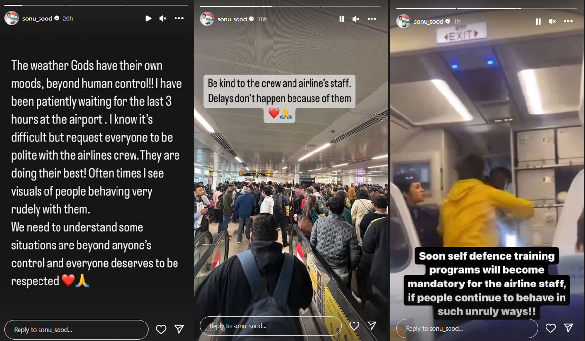 بھارت: سونو سود گھنٹوں ایئر پورٹ پر پھنس گئے
