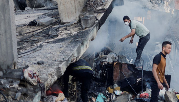 اسرائیل نے 12 فلسطینی خاندانوں کے 142 افراد کو بمباری کرکے شہید کر دیا