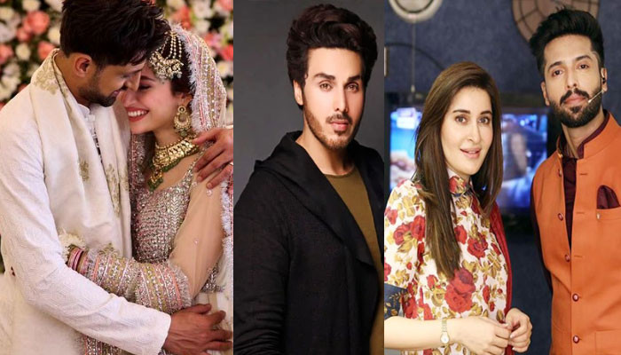 شعیب اور ثناء جاوید کی شادی، ساتھی فنکاروں کی مبارکباد