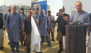 جلسۂ اعلانِ کراچی: حافظ نعیم کا پنڈال کا دورہ