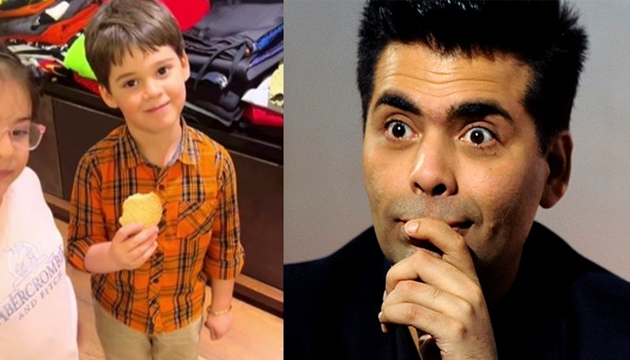 Karan Johar’s son Yash Johar asks his father to rock a bald look