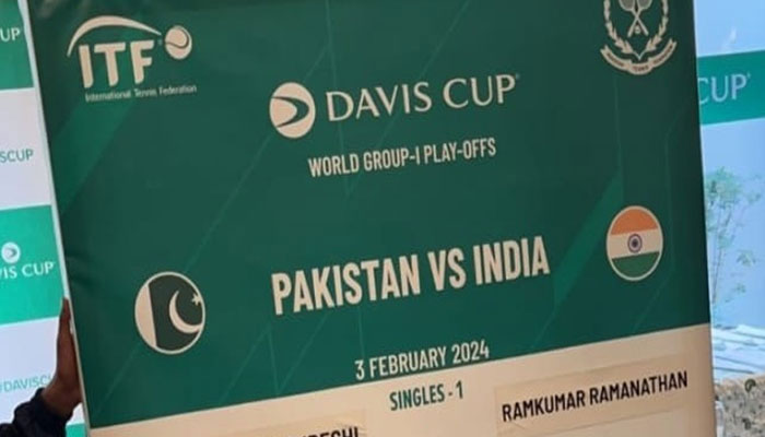پاک بھارت تاریخی ڈیوس کپ ٹائی آج شروع ہوگا