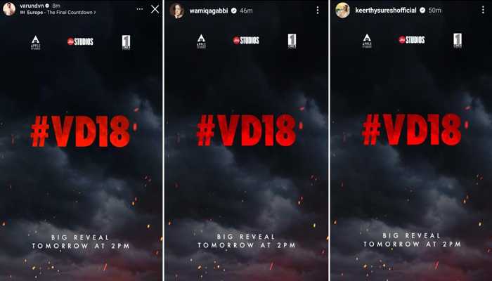 Varun Dhawan teases ‘big announcement’ for movie ‘VD18’