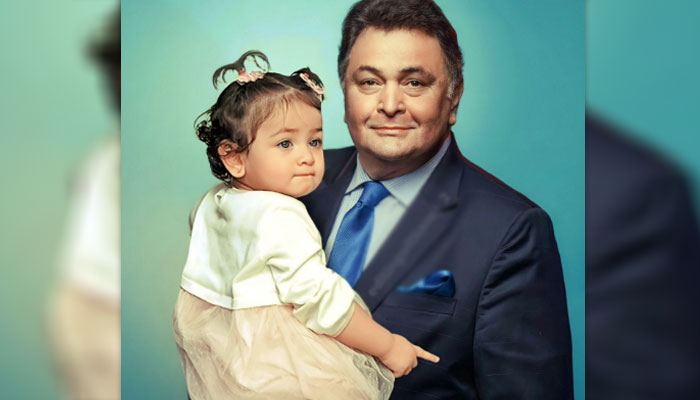 رشی کپور کی پوتی ’راہا‘ کیساتھ تصویر وائرل، مداح حیران