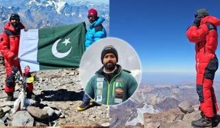 پاکستانی کوہ پیما نے امریکا کی بلند ترین پہاڑی چوٹی پر اذان دے دی