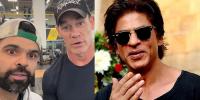 جون سینا کی شاہ رخ خان کیلئے گانا گانے کی کوشش، ویڈیو وائرل