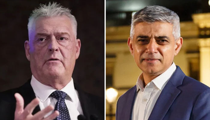 میئر لنڈن صادق خان اور ٹوری ایم پی لی اینڈرسن