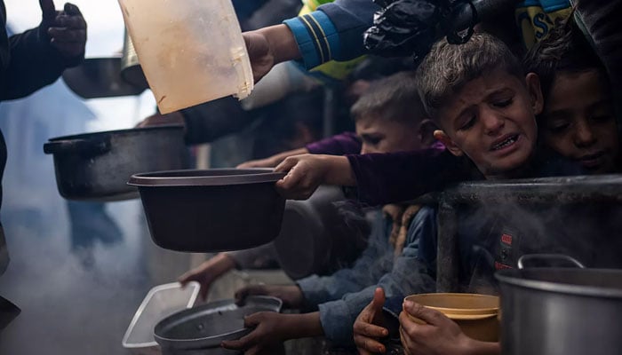 شمالی غزہ میں کھانے پینے کی قلت، مزید 2 فلسطینی شہید