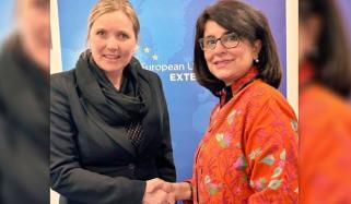 پاکستانی سفیر آمنہ بلوچ کی یورپی یونین کی سیاسی و سلامتی کمیٹی کی سربراہ سے ملاقات