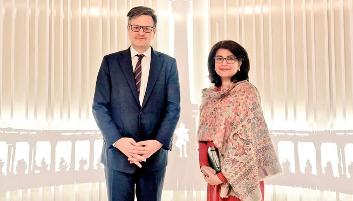 برسلز میں پاکستانی سفیر آمنہ بلوچ کی ای یو میں ہنگری کے مستقل نمائندے سے ملاقات