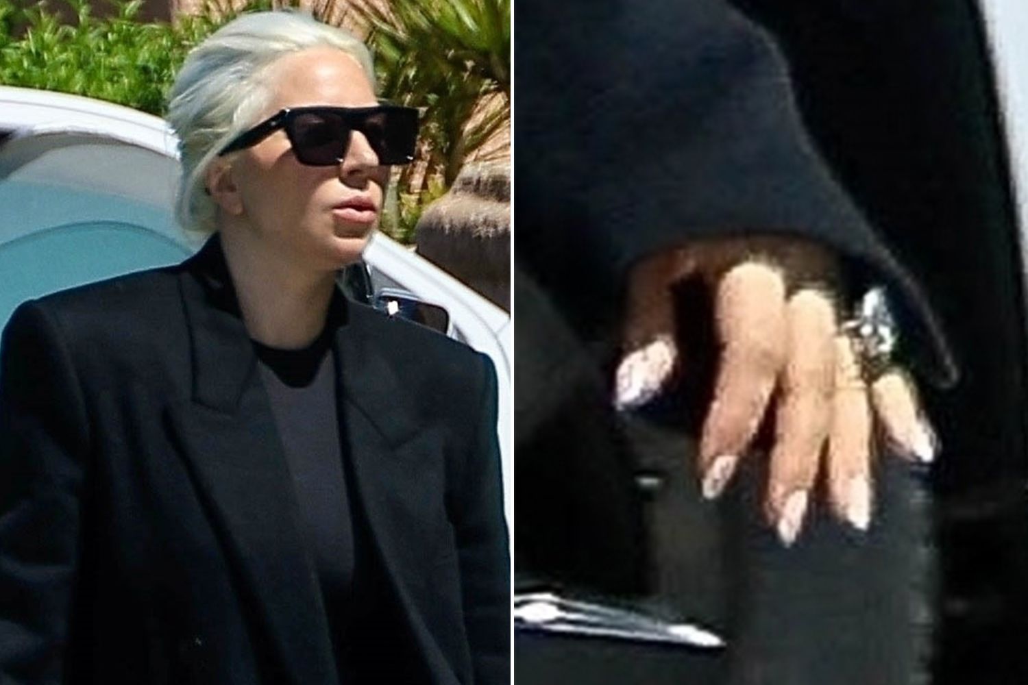 Lady Gaga fuels engagement speculation as she dazzles with oval diamond ...