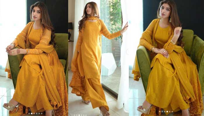 Kanza Hashmi shines bright in vibrant yellow Eid attire: Video