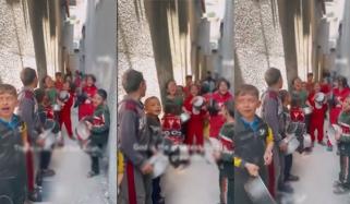 فلسطینی بچوں کا نعرۂ تکبیر بلند کر کے عید الفطر کا جشن، ویڈیو وائرل