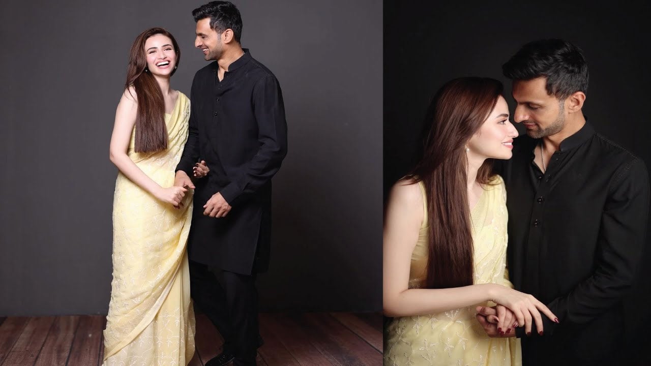 Shoaib Malik, Sana Javed celebrate first Eid together as newlyweds: SEE