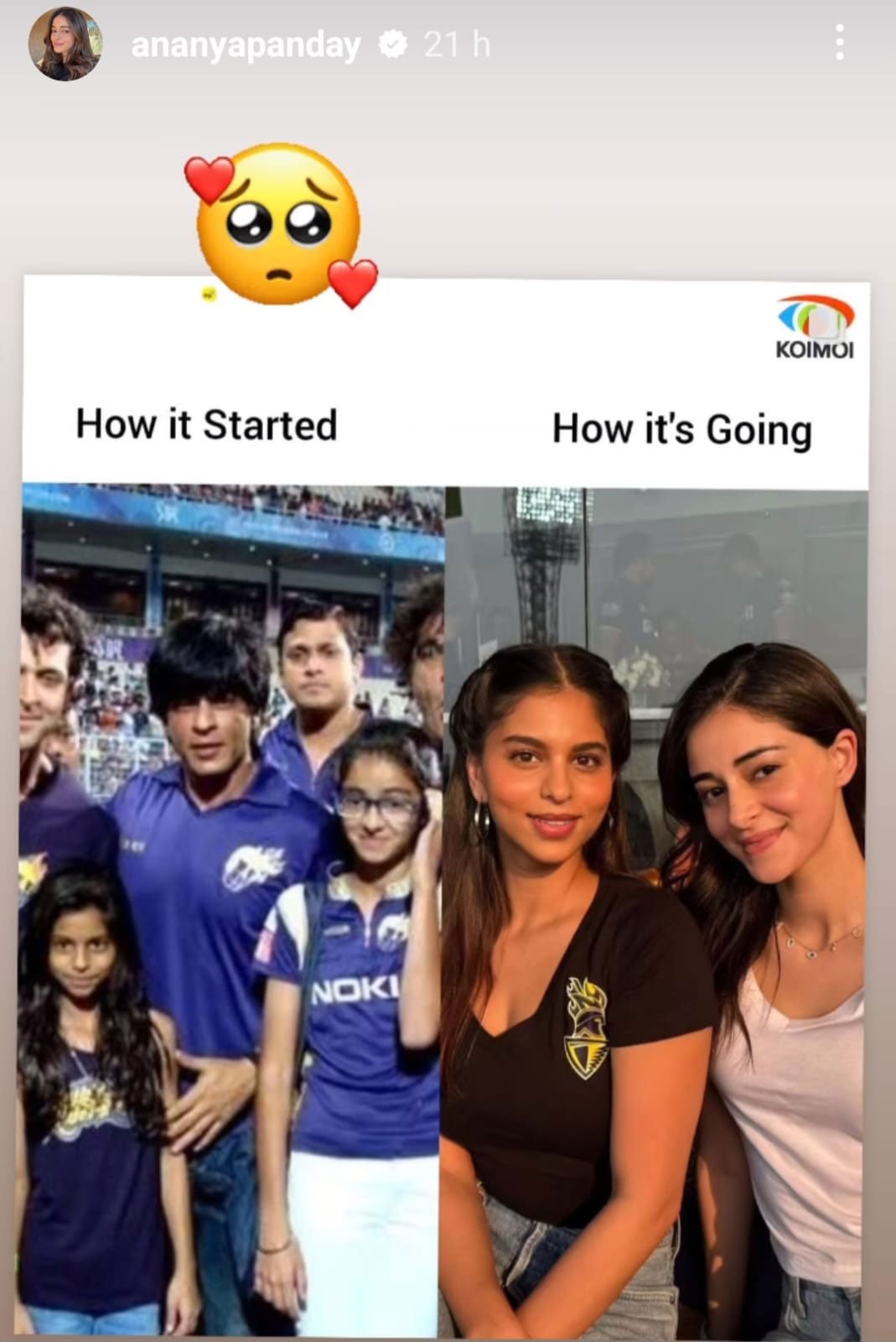 Ananya Panday, Suhana Khan's picture from IPL stands go viral 