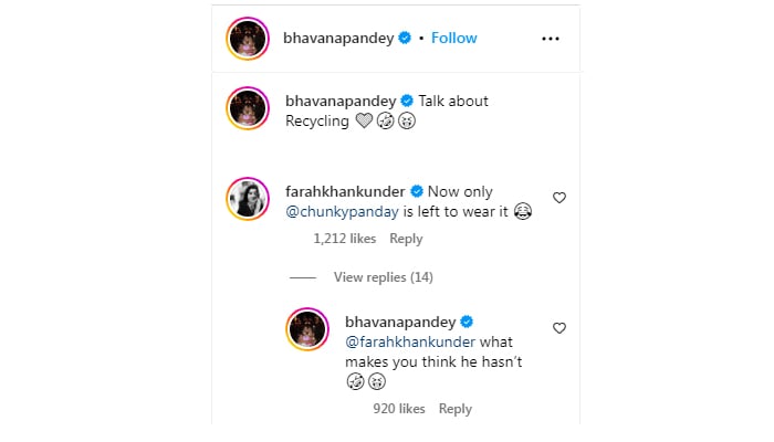 Farah Khan totally owns Chunky Panday by continuing her trolling saga