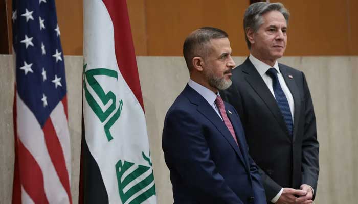 واشنگٹن میں عراقی نائب وزیراعظم محمد علی تمیم نے امریکی وزیر خارجہ انٹونی بلنکن سے ملاقات کی۔