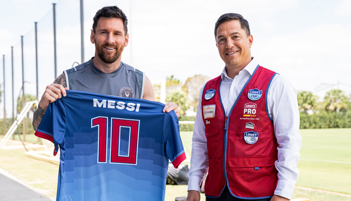 Lionel Messi joins hands with home improvement retailer Lowe’s