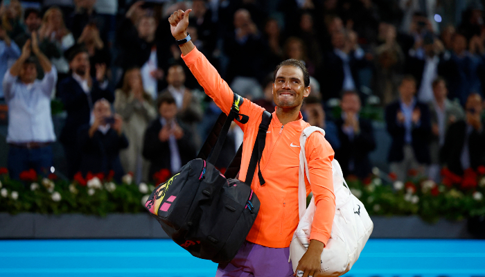 Rafael Nadal says ‘emotional’ goodbye to Madrid 