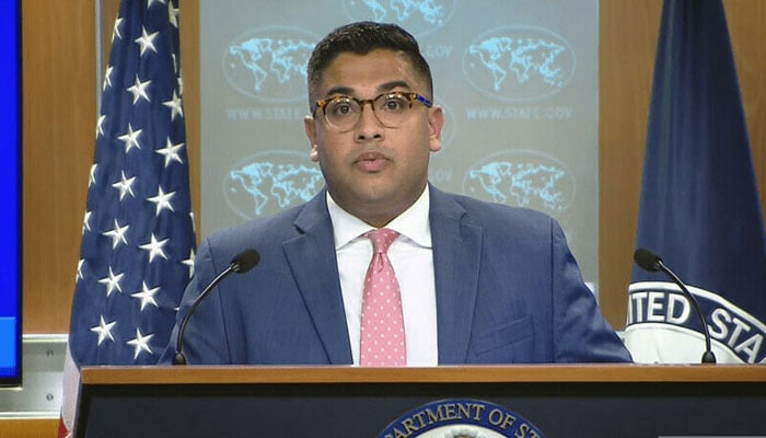 امریکی محکمۂ خارجہ کے نائب ترجمان ویدانت پٹیل—فائل فوٹو