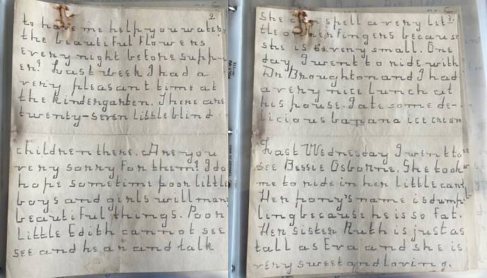 How much are Helen Keller's historic letters selling for?