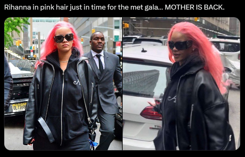 Rihanna pains the town red with new hair makeover: SEE