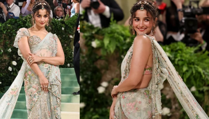 Alia Bhatt stuns at Met Gala 2024 in custom Sabyasachi sari: DETAILS HERE