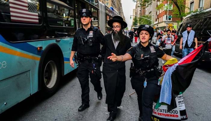 Pro-Palestinian erupts protest outside Met Gala: ‘no celebration without liberation’