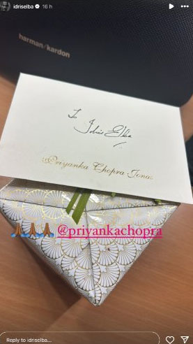 Priyanka Chopra gives precious gift to ‘Head of state’ co-star Idris Elba