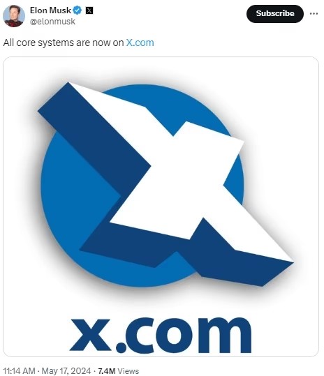 Twitter’s core system finally changes to X.com