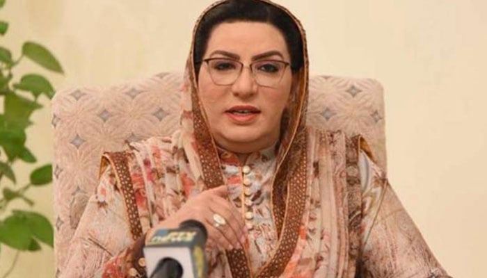 رہنما استحکام پاکستان ڈاکٹر فردوس عاشق اعوان---فائل فوٹو