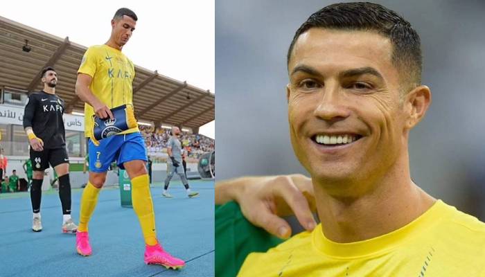 Have you ever spotted Cristiano Ronaldo entering pitch with right foot?