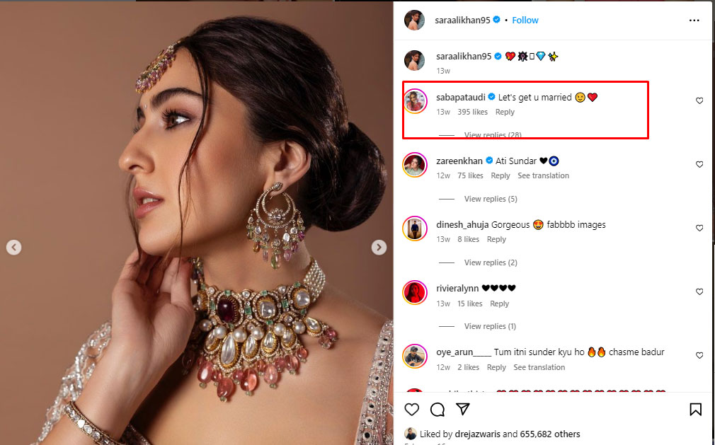 سارہ علی خان دلہن بننے کو تیار، شادی کی خبریں گردش کرنے لگیں
